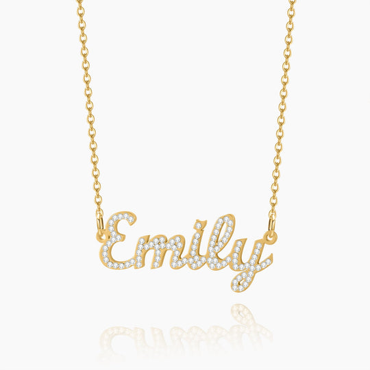 Iced Name Necklace | Dorado Fashion