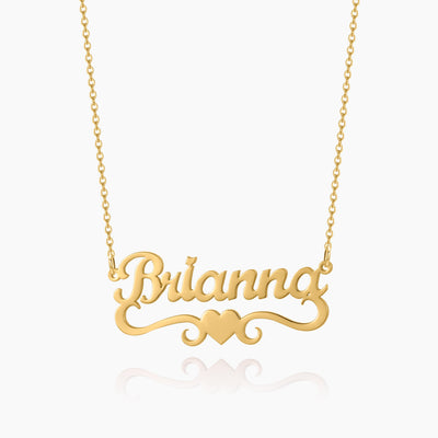 Love Heart Name Necklace