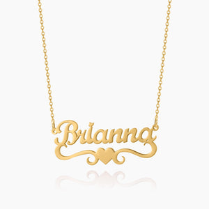 Love Heart Name Necklace