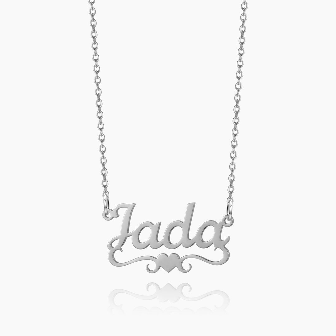 Love Heart Name Necklace